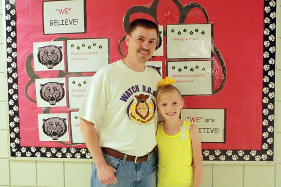 WatchDOGSRexDollar | My Pulse News Mr Rex Dollar father of third grader Addi Dollar from Holly Harshman Elementary School for served as a Watch DOG dad