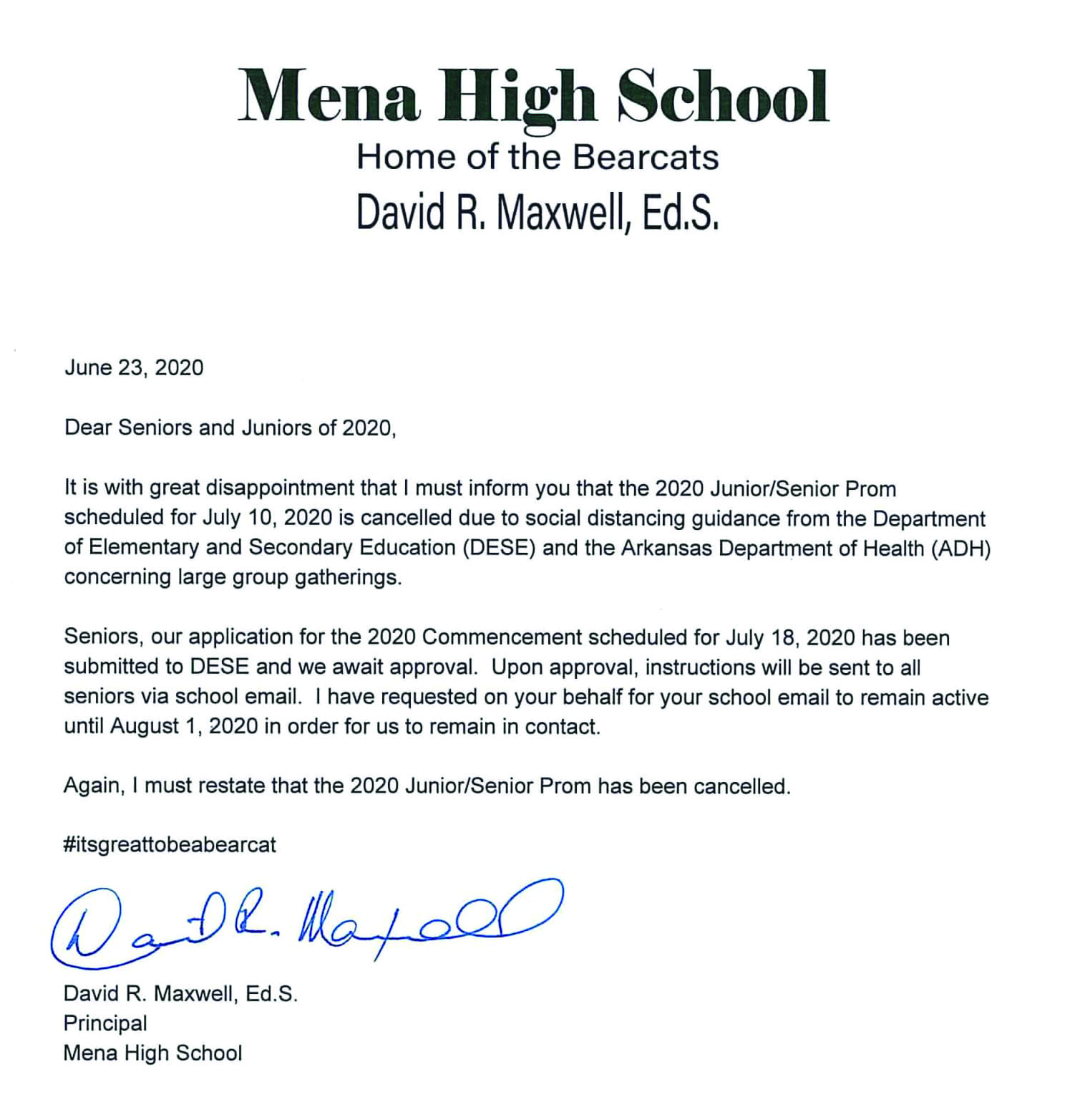 Prom Cancelled | My Pulse News