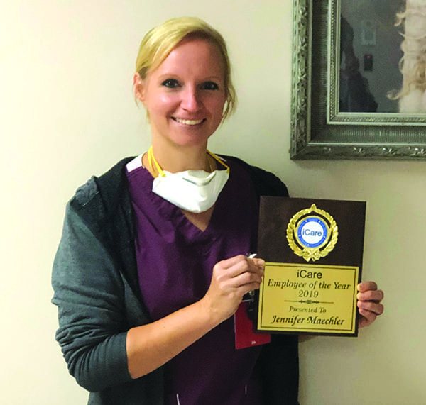 Jennifer Maechler iCARE Employee of the Year 2020WEB | My Pulse News